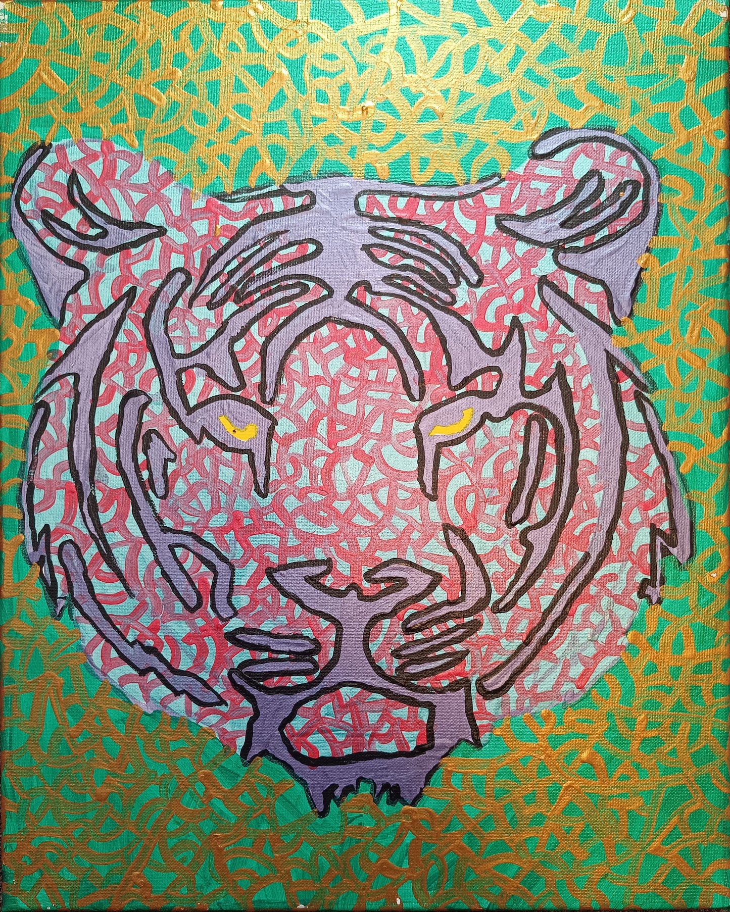 Trippy Tiger Custom Art The Indomitable Art Shop Indomitable Art Quote80
