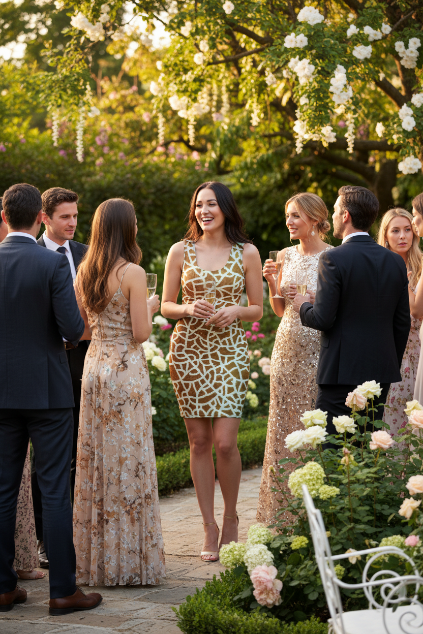 Solstice Bloom Bodycon dress