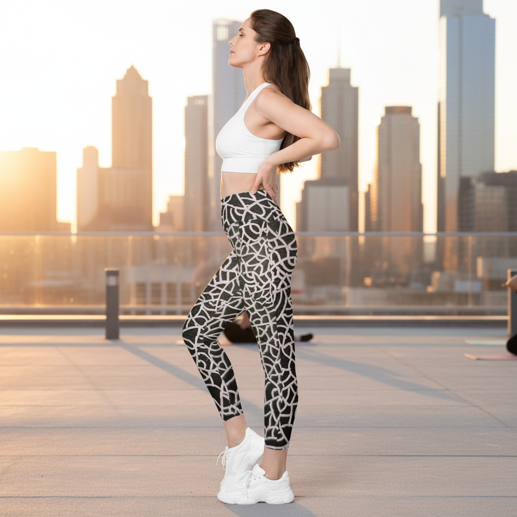 Monochrome Leggings with pockets